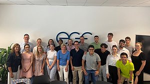 Gruppenfoto Abschlusspräsentationen egf