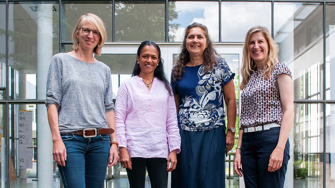 From left to right: Heike Hofsäß, Dina von Garlen, Brigitte Burkart, Susanne Glas