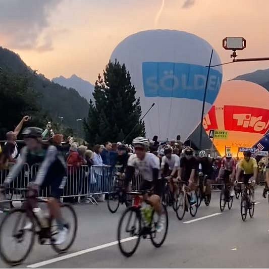 Many participants from all over the world at the Ötztal Cycle Marathon 