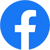 Facebook Logo in blau