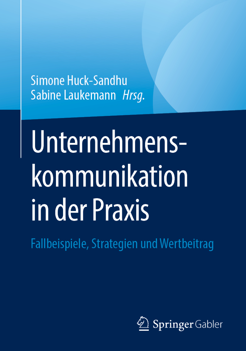 Buchcover "Unternehmenskommunikation in der Praxis"